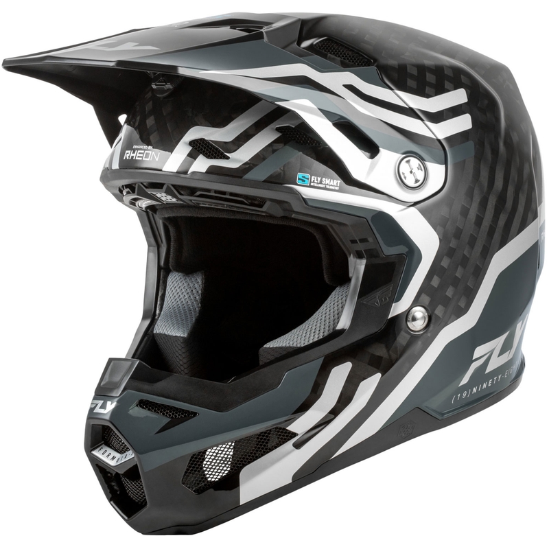 Casque de motocross FLY Racing Formula S Carbon Byte carbone-gris-argent