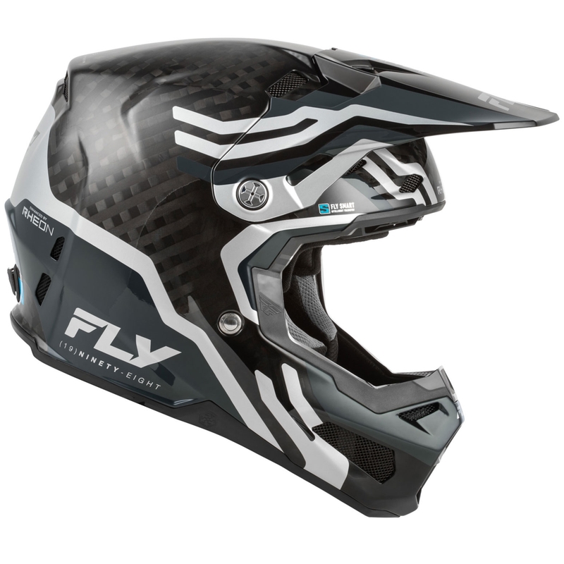 Casque de motocross FLY Racing Formula S Carbon Byte carbone-gris-argent