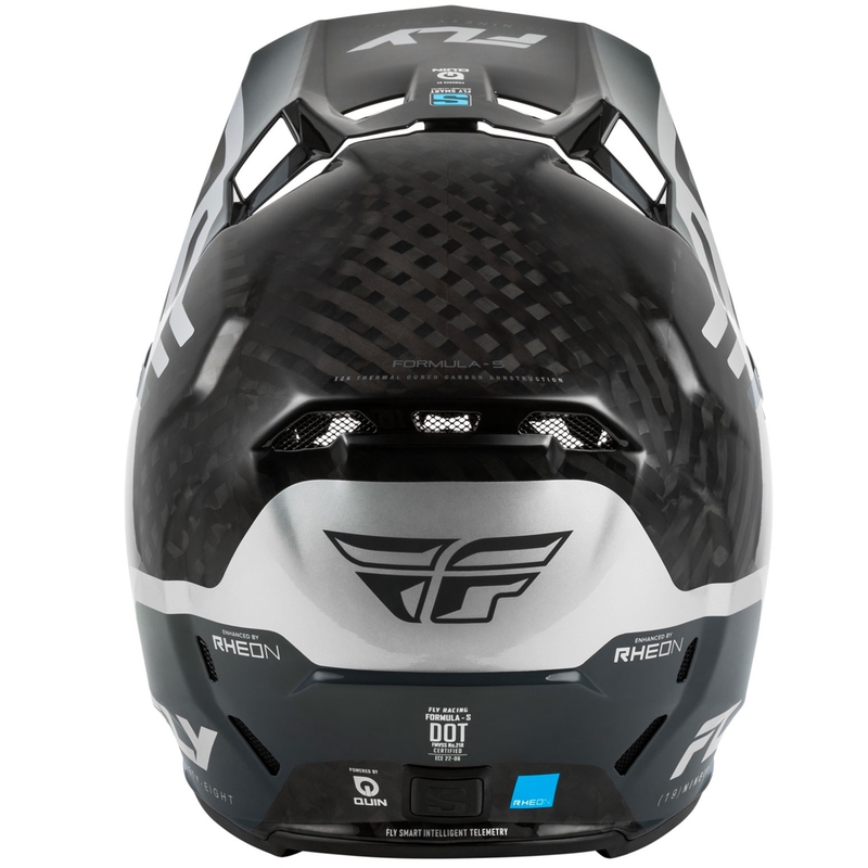Casque de motocross FLY Racing Formula S Carbon Byte carbone-gris-argent