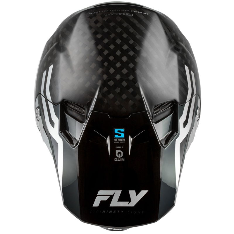 Casque de motocross FLY Racing Formula S Carbon Byte carbone-gris-argent