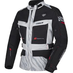 Blouson moto femme RSA Dakar 2 noir-gris-rouge