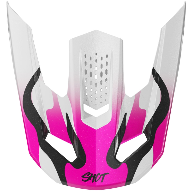Visière pour casque Shot Speed Beast rose perle
