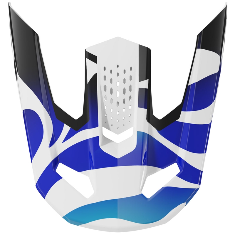 Visière pour casque Shot Speed Ghost bleu brillant
