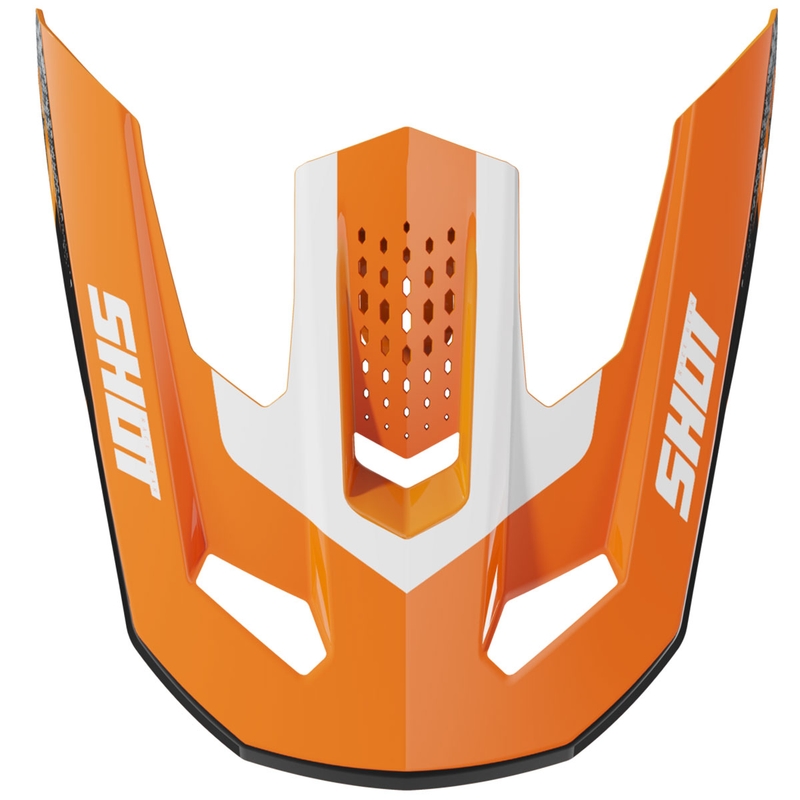 Visière pour casque Shot Speed Hybrid, orange brillant