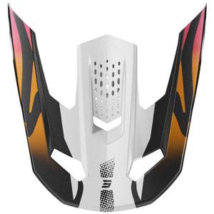 Visière de casque Shot Speed Wave perle noir-blanc