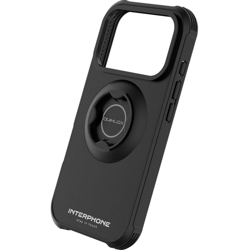 Coque Interphone QUIKLOX Tetraforce pour iPhone 17 Pro Max, noire