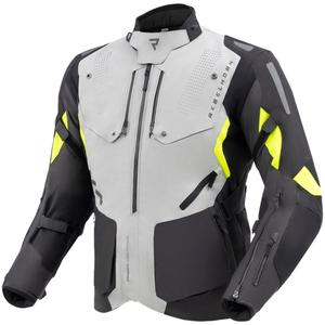 Veste moto Rebelhorn Hiker IV noir-gris-jaune fluo