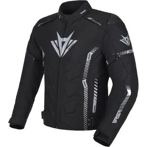 Veste de moto RSA Rider noir-gris-rouge