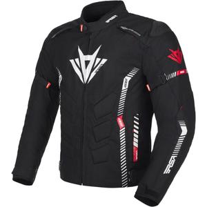 Veste moto RSA Rider noir-blanc-rouge