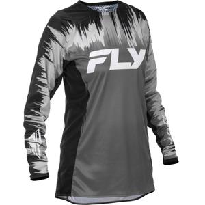 Maillot motocross femme FLY Racing Lite noir-gris-blanc