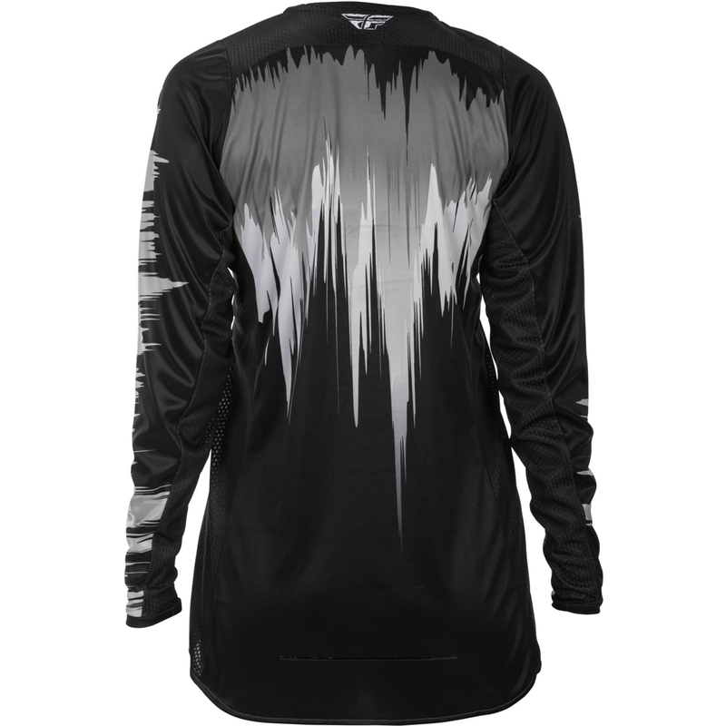 Maillot motocross femme FLY Racing Lite noir-gris-blanc