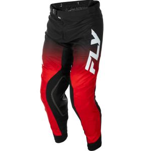 Pantalon motocross FLY Racing Evolution rouge-noir-blanc