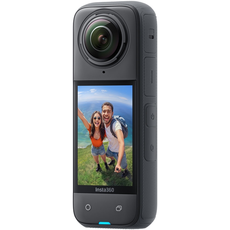 Caméra d'action Insta360 X4 pour moto, noire