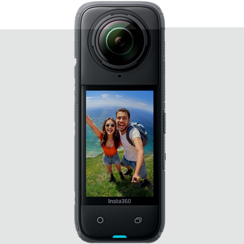 Caméra d'action Insta360 X4 pour moto, noire