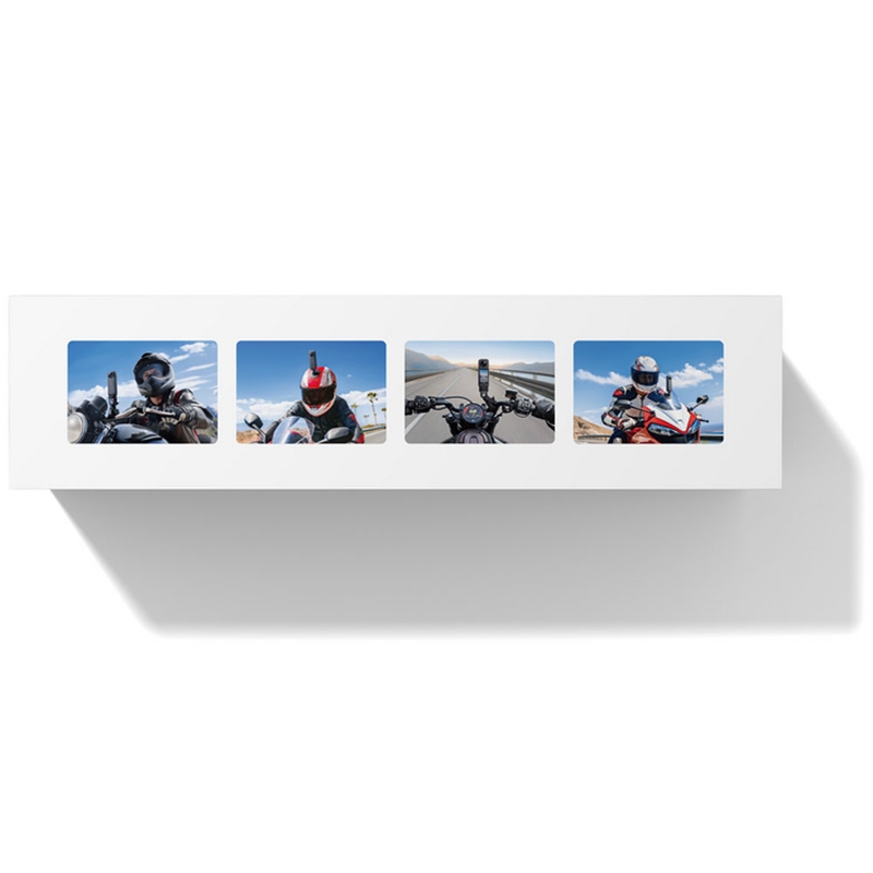 Caméra d'action Insta360 X4 pour moto, noire