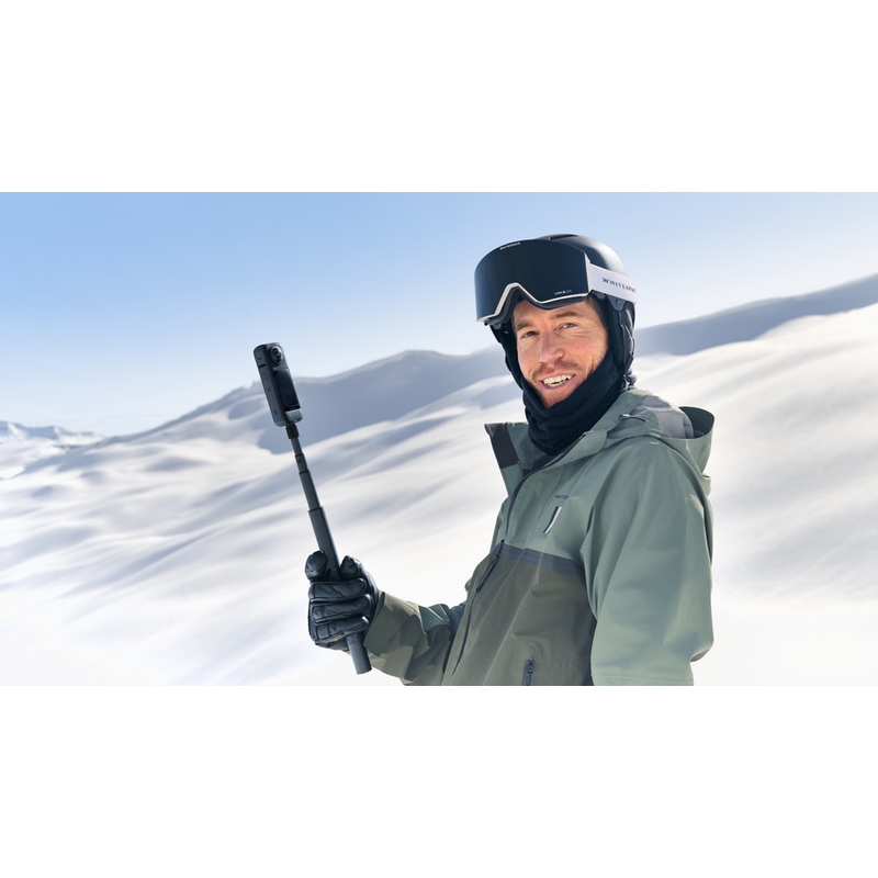 Caméra d'action Insta360 X4 pour moto, noire