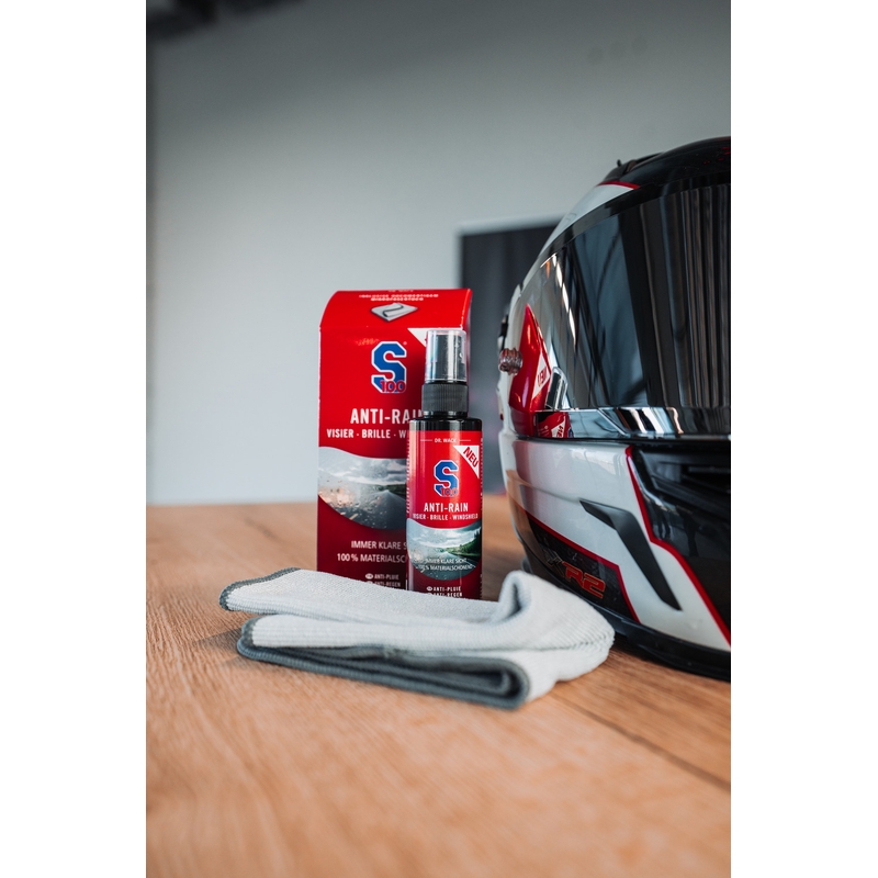 Anti-Pluie S100 avec chiffon microfibre 100 ml