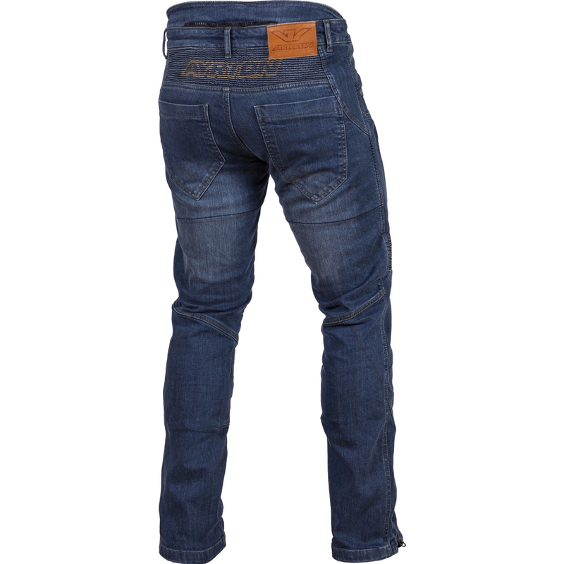 Jean de moto Ayrton 505, bleu délavé