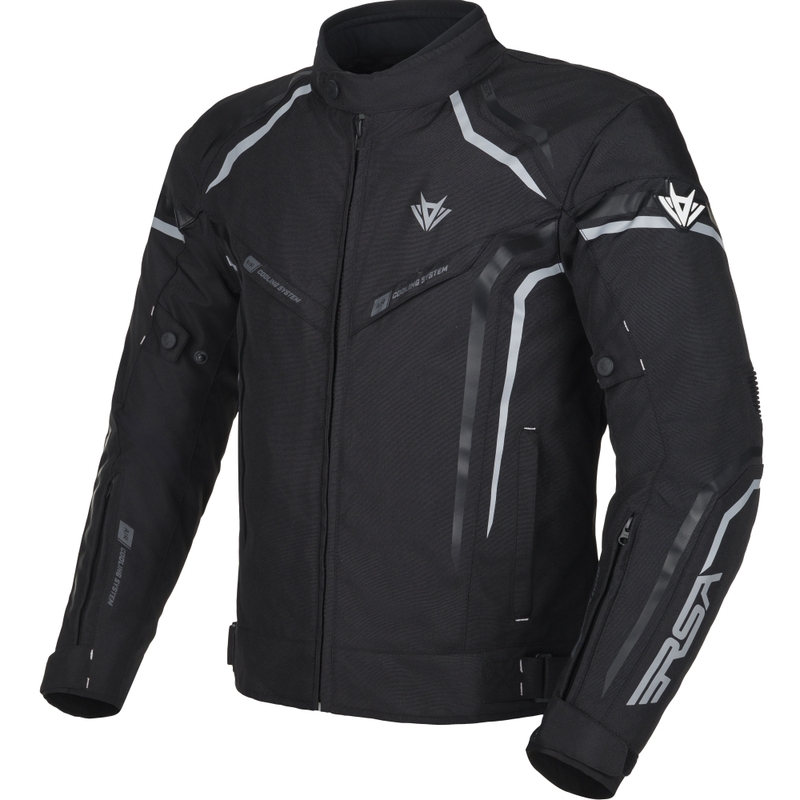 Veste moto RSA Compact 2 noir-gris