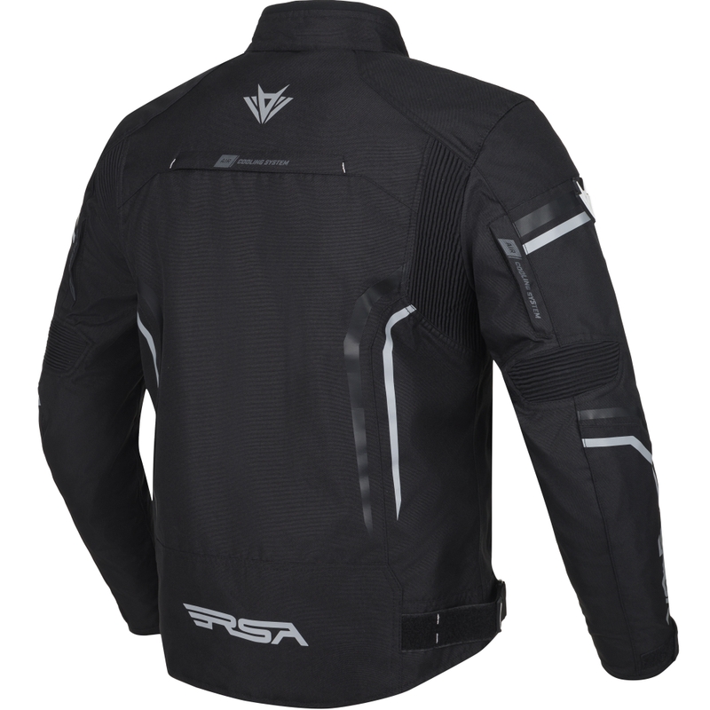 Veste moto RSA Compact 2 noir-gris