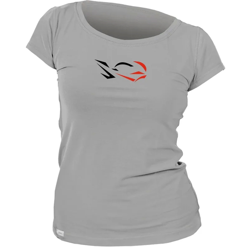 T-shirt fonctionnel femme nanosilver® RIDE gris