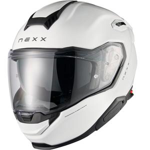 Casque moto intégral Nexx X.TR Plain blanc