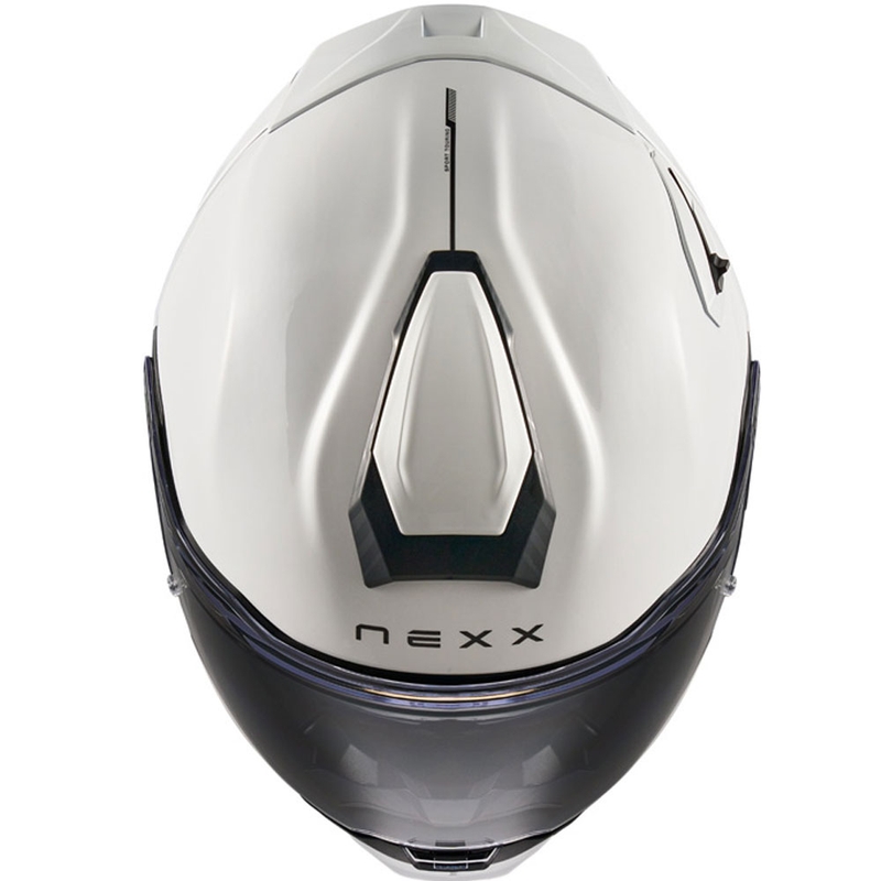 Casque moto intégral Nexx X.TR Plain blanc