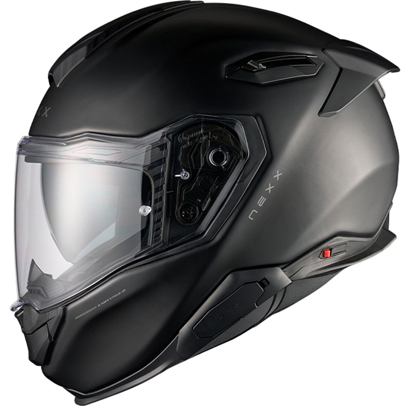 Casque de moto intégral Nexx X.TR Plain, noir mat