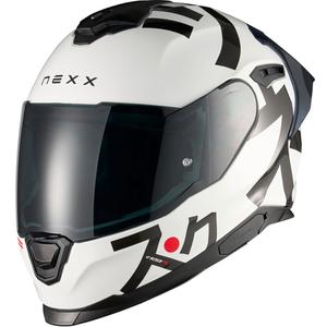 Casque moto intégral Nexx Y.100R Nippon blanc