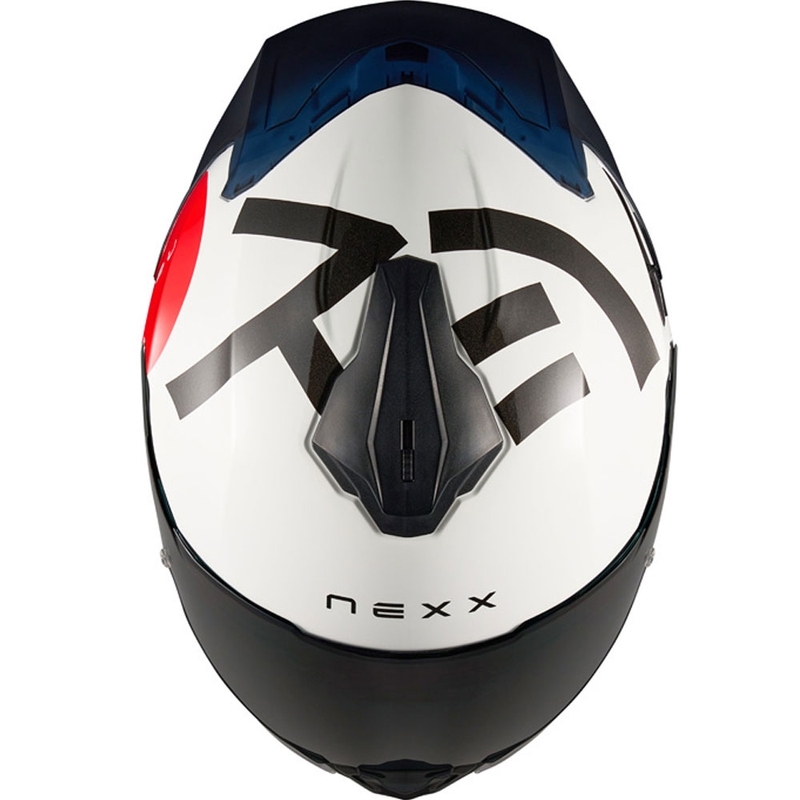 Casque moto intégral Nexx Y.100R Nippon blanc
