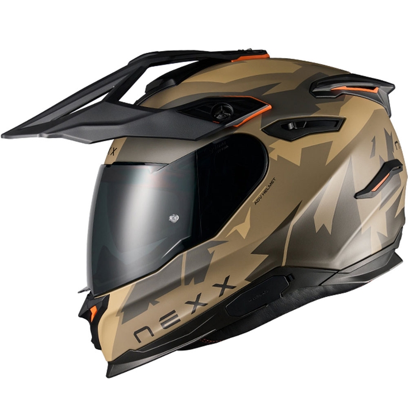 Casque moto Enduro NEXX Y.TRAVL Primal gris sable mat