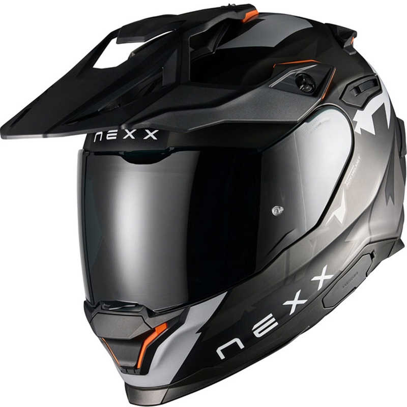 Casque moto enduro NEXX Y.TRAVL Primal noir-gris mat