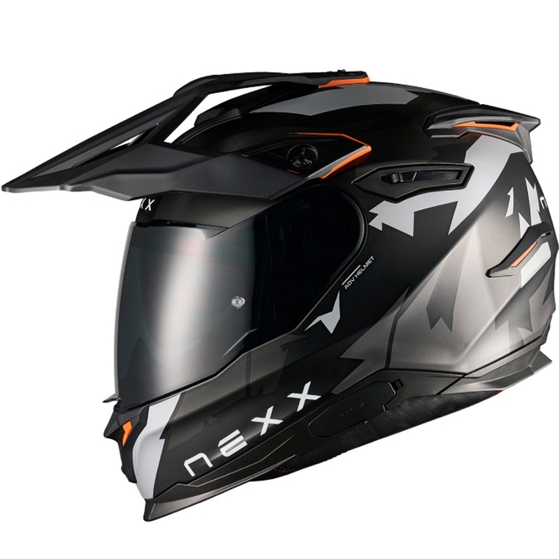 Casque moto enduro NEXX Y.TRAVL Primal noir-gris mat