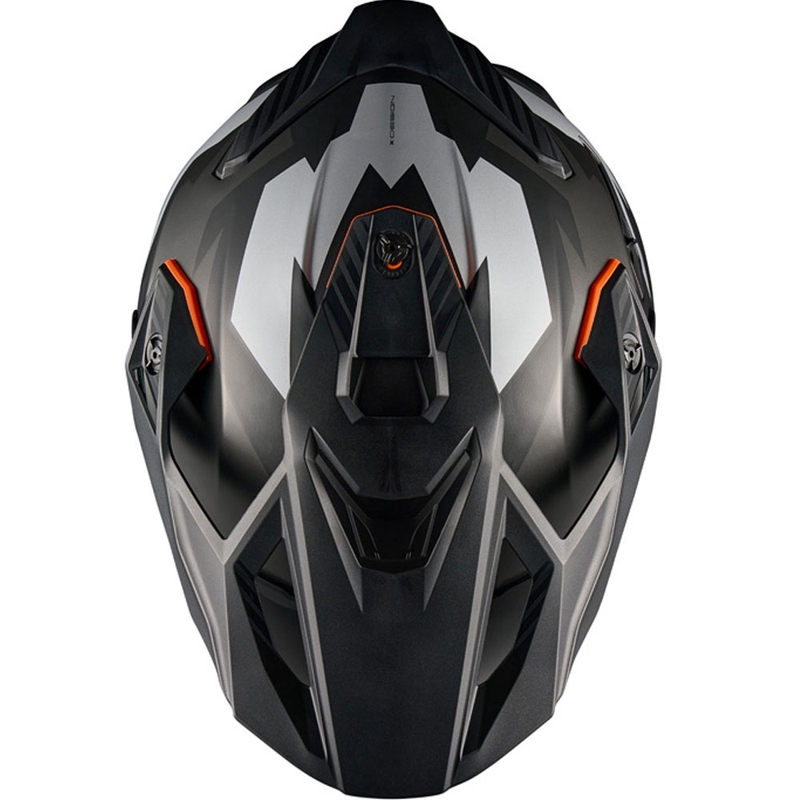 Casque moto enduro NEXX Y.TRAVL Primal noir-gris mat