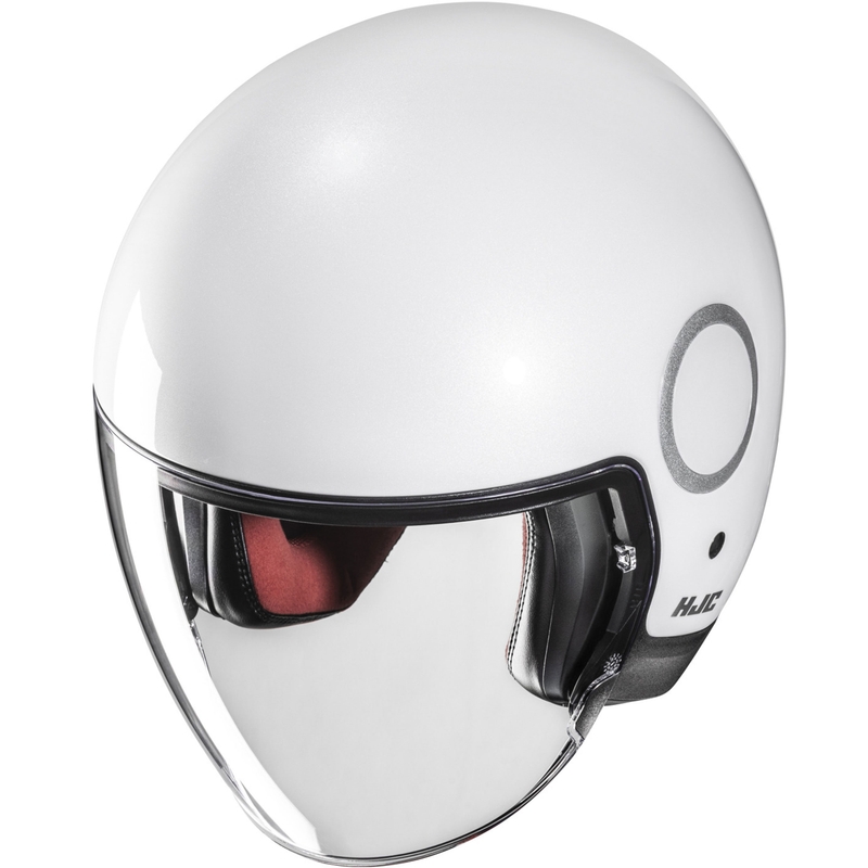 Casque de moto jet HJC RPHA 40 Blanc nacré uni