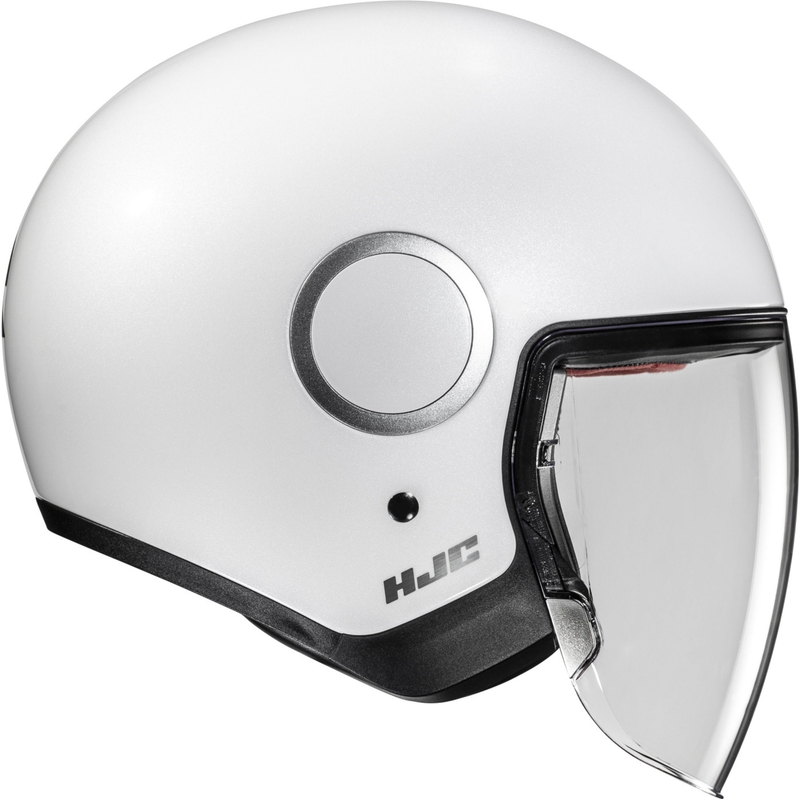 Casque de moto jet HJC RPHA 40 Blanc nacré uni