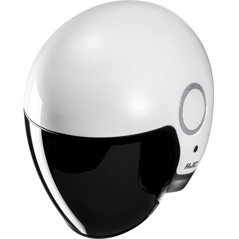 Casque de moto jet HJC RPHA 40 Blanc nacré uni
