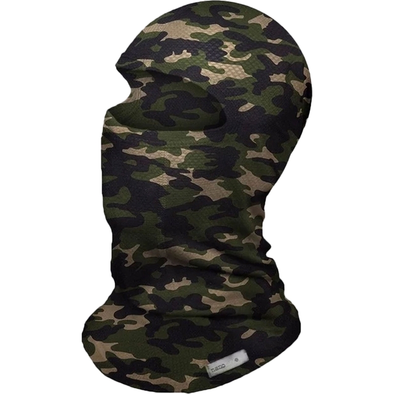 Cagoule moto nanosilver® vert camouflage