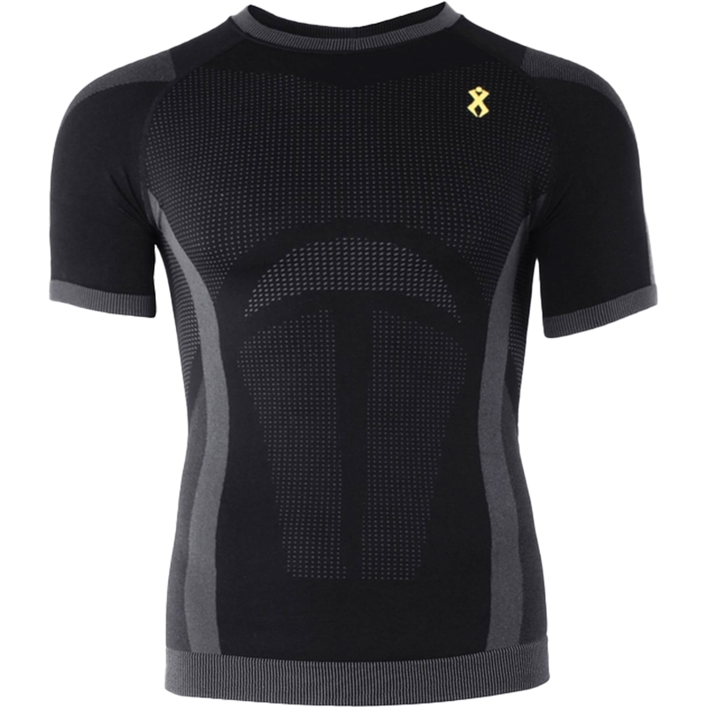 T-shirt fonctionnel pour homme Rilax Noah noir - manches courtes
