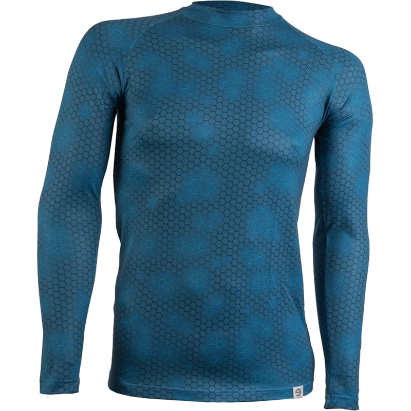 T-shirt thermique nanosilver® Plastique bleu foncé soldes