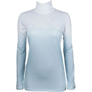 T-shirt thermique femme nanosilver® Frozen bleu-blanc II