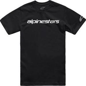 T-shirt Alpinestars Linear Wordmark 2.0 CSF noir-blanc