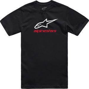 T-shirt Alpinestars Always 2.0 CSF noir-blanc-rouge