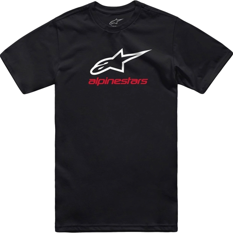 T-shirt Alpinestars Always 2.0 CSF noir-blanc-rouge