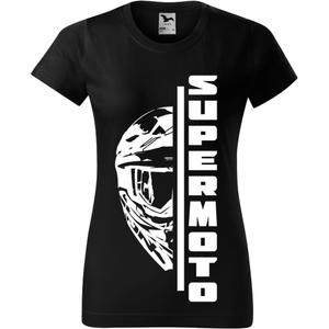 T-shirt femme SUPERMOTO noir