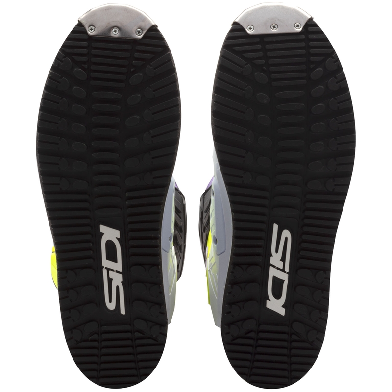 Bottes de moto SiDi Crossair HD End BB002 violet-jaune-blanc