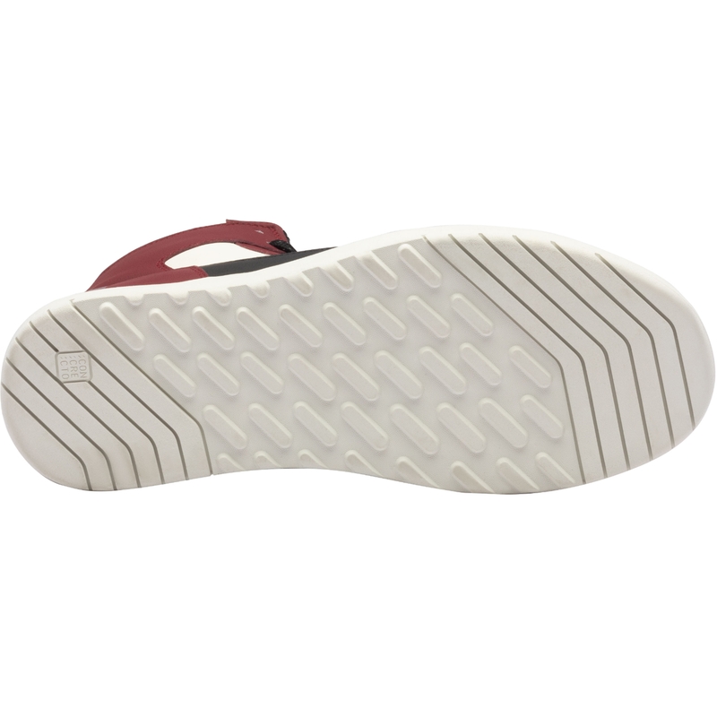 Bottes de moto SiDi Lynx noir-rouge foncé