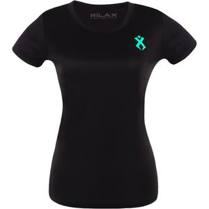 T-shirt fonctionnel pour femmes Rilax Hrama noir