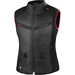 Gilet Shima Powerheat pour femme noir-rouge