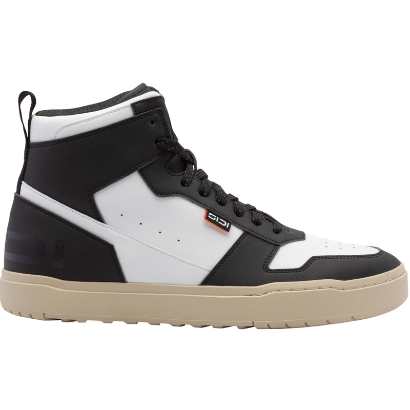 Bottes de moto SiDi Lynx noires et blanches